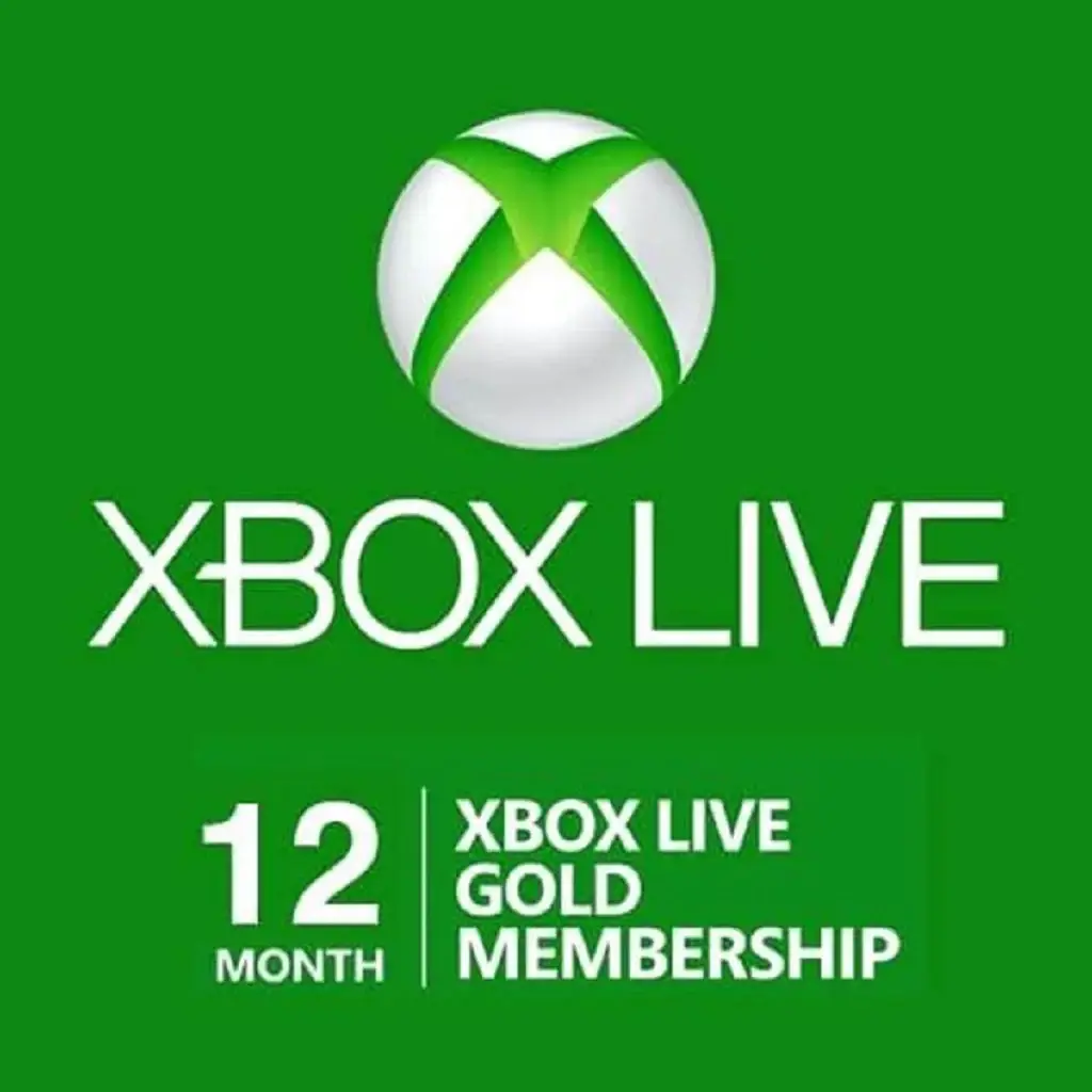 Xbox Live Gold Membership Card